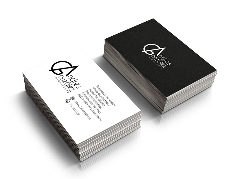 brand Promotion architect Business Cards