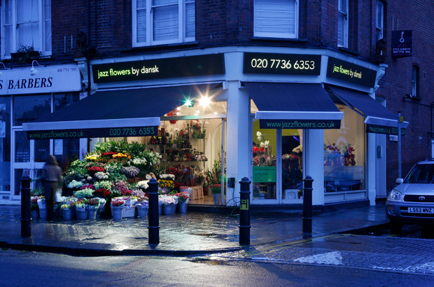 florist fulham Packaging Signage Livery