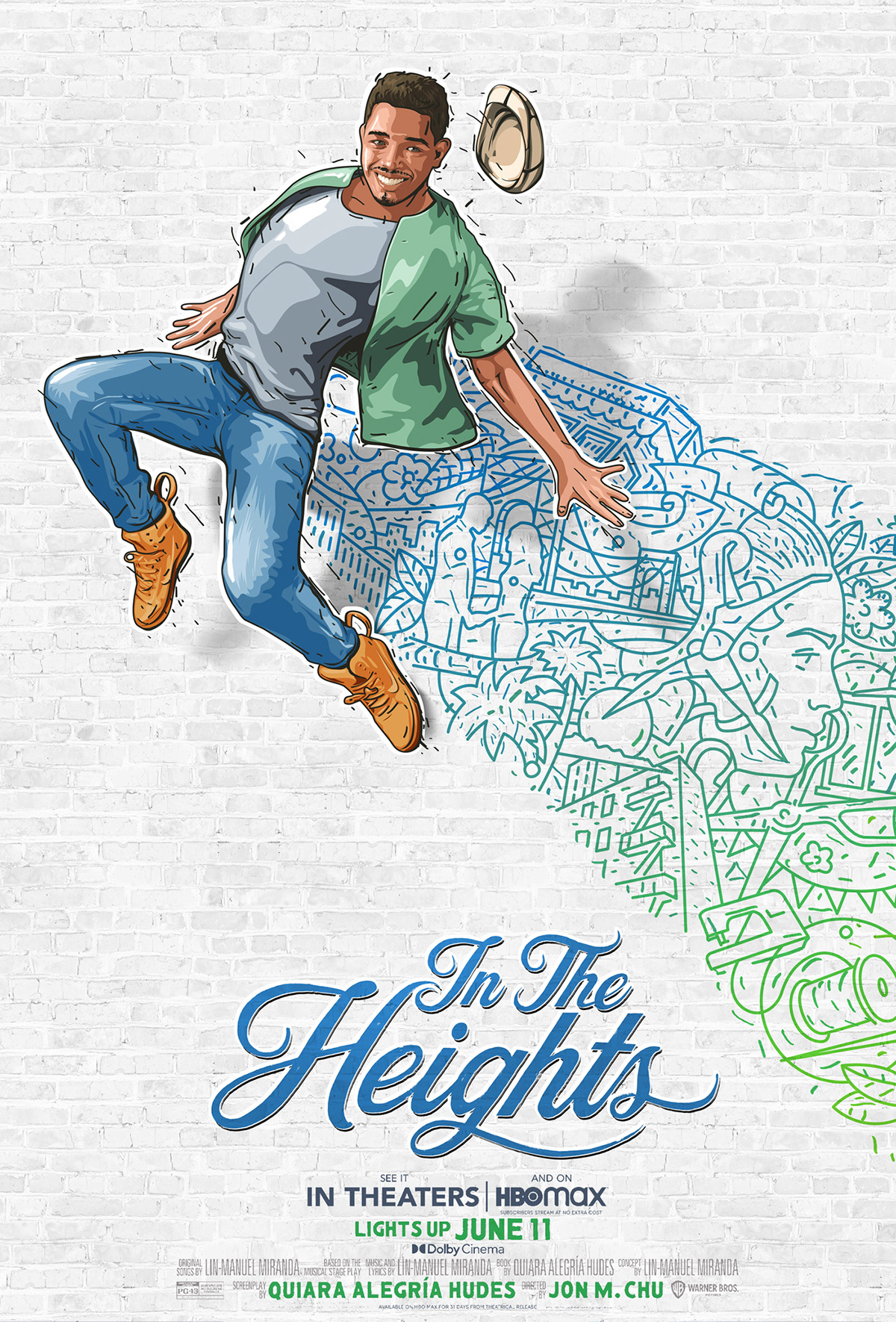 Billboards design Digital Art  Drawing  fedchenko Film   ILLUSTRATION  poster The Heights