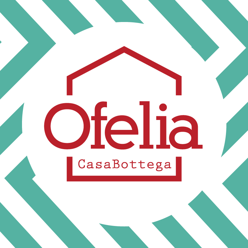 Ofelia CasaBottega Design shop hand made print identity patter signature logo