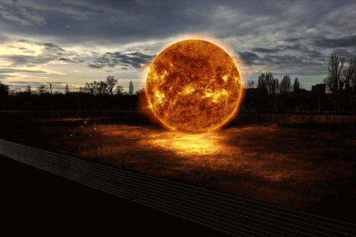 Sun Photography  gif composting vfx loop nasa cinemagraph collage retouching 