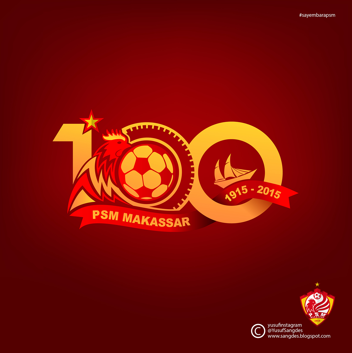 Logo 100 Tahun PSM Makassar on Behance