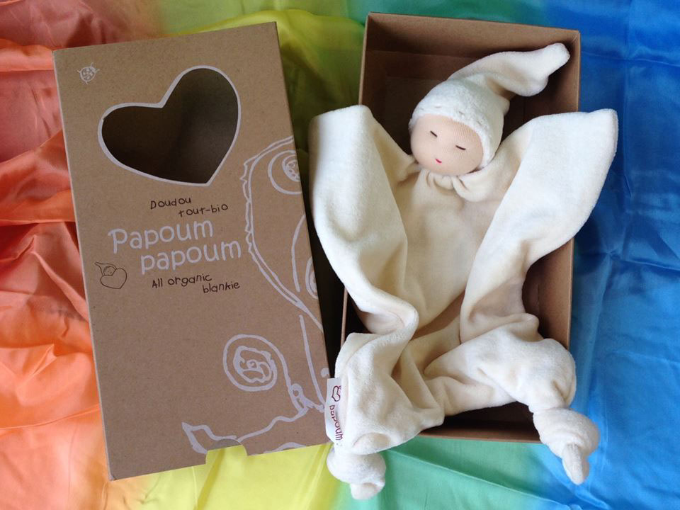 ecological box blankies blankets babies baby packaging Illustrations enfants bebes toutou Papoumpapoum