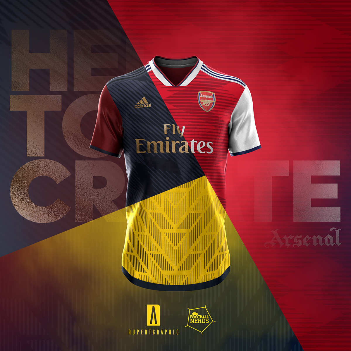 Arsenal Adidas Concept | Pattern 2018 