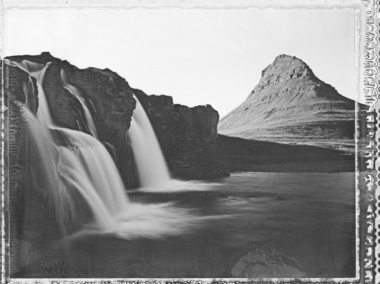 bastiank POLAROID 55 film icelandic waterfalls Nature wista field Instant Photography 4x5 large format analog iceland