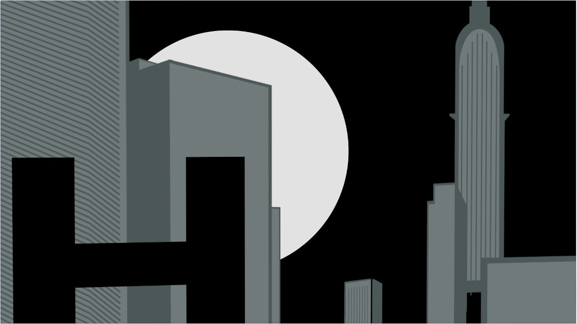 Adobe Portfolio tvserie gotham city Illustrator aftereffect Work  graphicdesign animation 