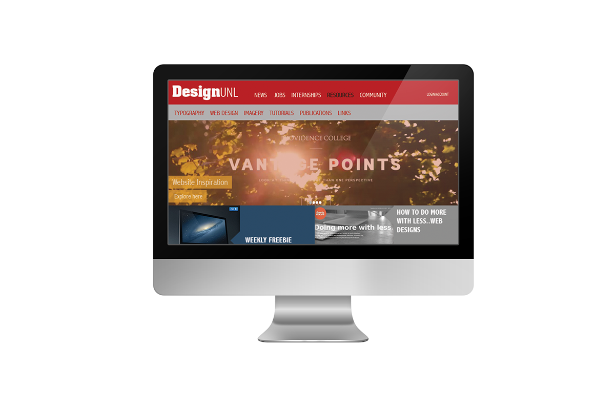 type Web design portal