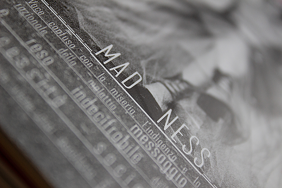 cover coverdesgin Follia Francesco Mazzenga Frisson Magazine indiemagazine madness