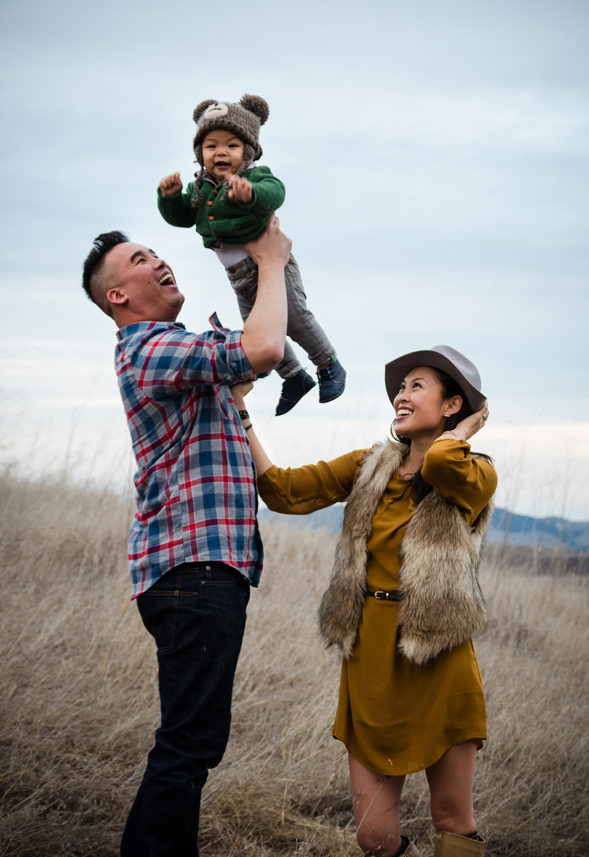 family portrait outdoors Nature Natural Light
