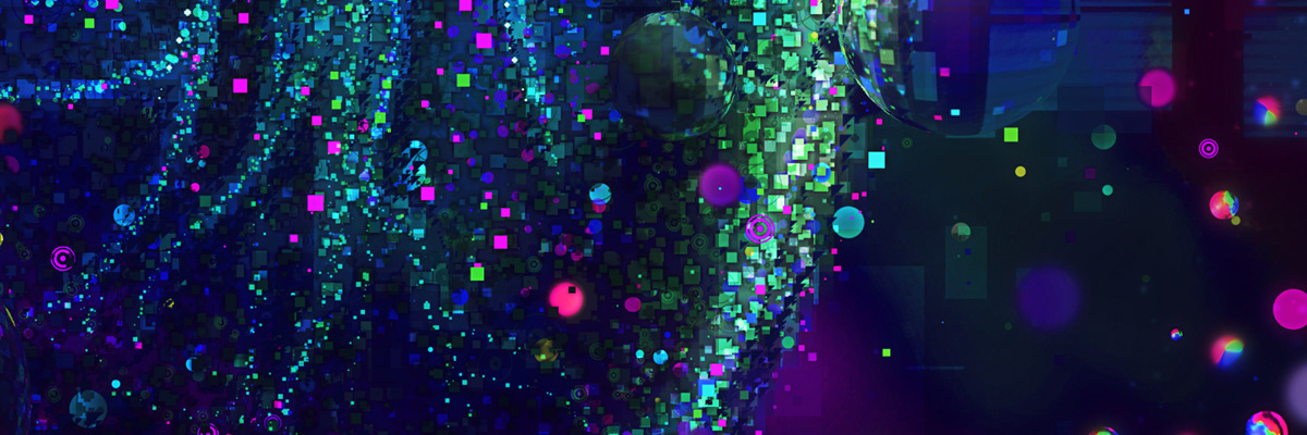 heart neon abstract glow shine Glitch 3D music cover Album