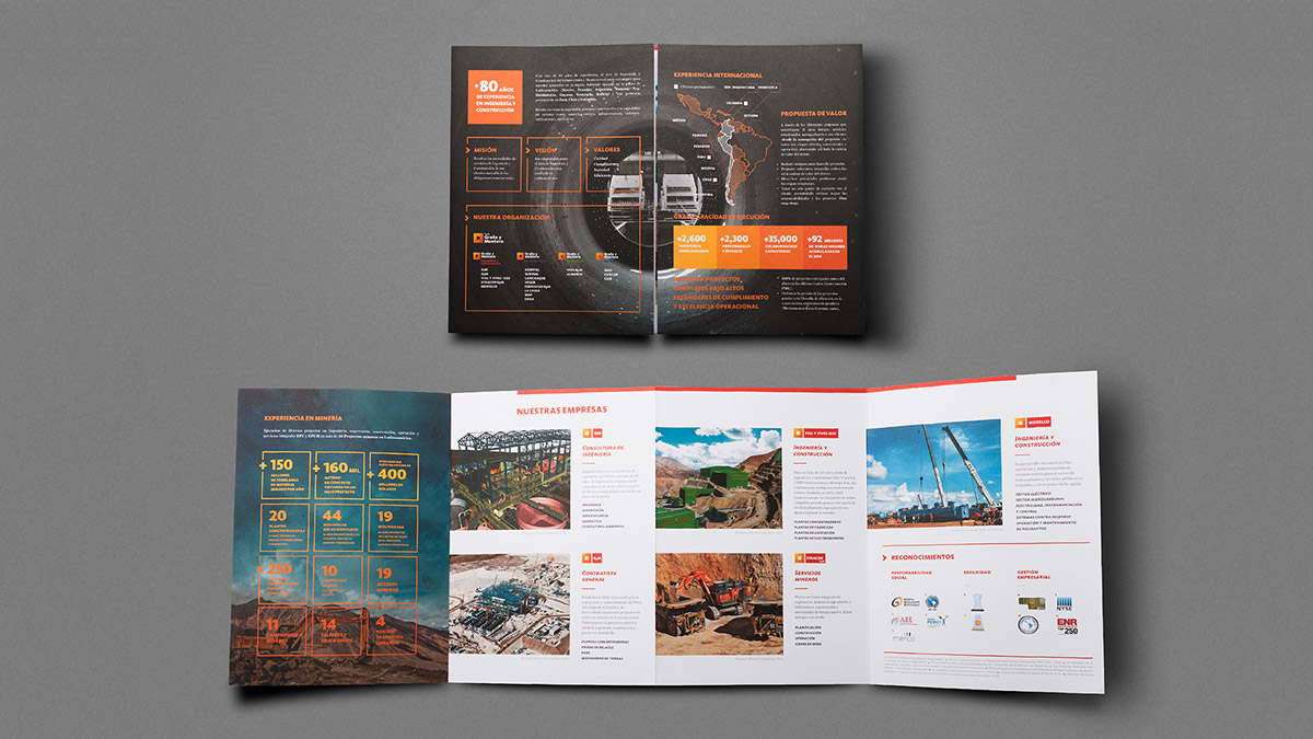brand branding  graña y montero gym marketing   editorial brochure strategy concept grids