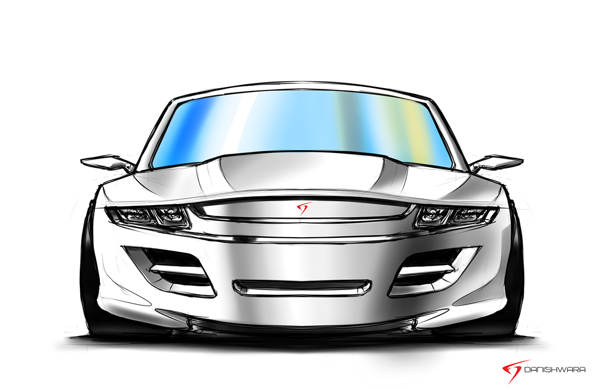 watch car sketchbookpro sketch rendering