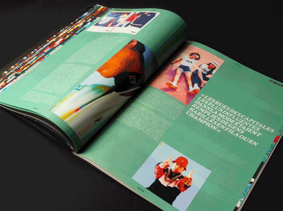 editorial design  Sportswear 90s Fashion  vintage streetwear magazine art direction  graphic design  thrifting