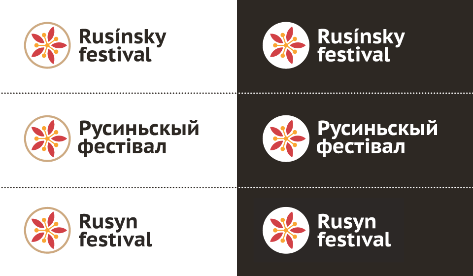 rusyn festival brand Web  UX print