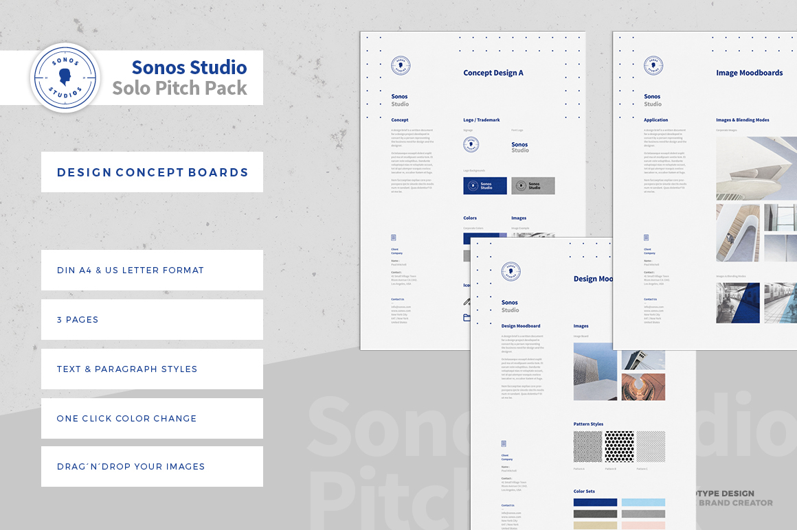 Proposal branding  bundle brief Stationery design corporate pitch manual portfolio
