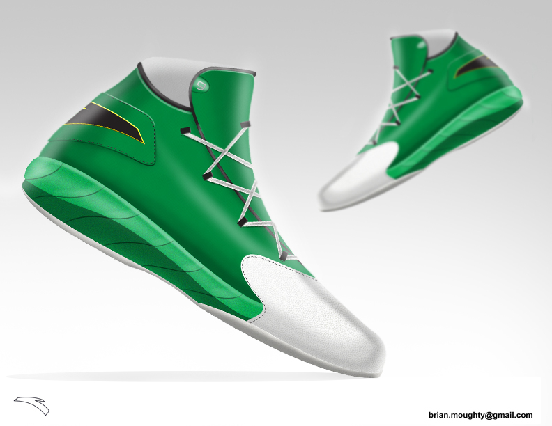 sneakers footwear NBA basketball Render markers sketch Rondo Anta shoes