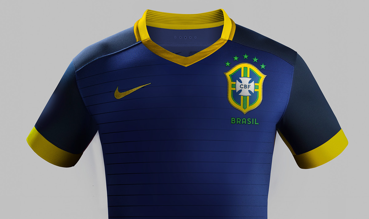 Adobe Portfolio Brazil seleção football soccer amarelinha CBF seleção brasileira pele penta Brazilian 2014/2015 uniformes seleção brazil jersey