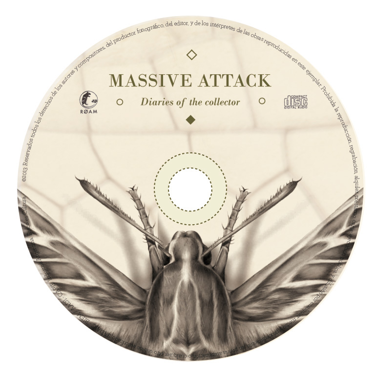 Gabriele cubierta Massive Attack editorial PAQUETE cd diseño design