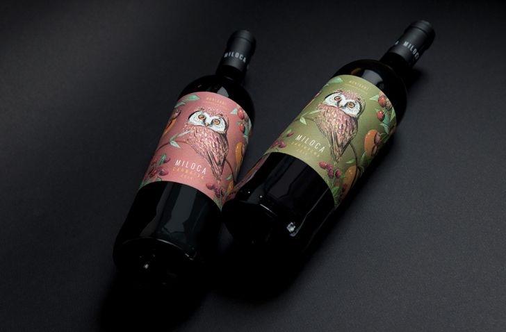 wine label wine VI advertisinig Cellar art design