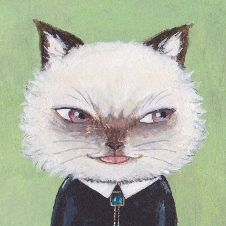 acrylicpainting art Cat illust cute