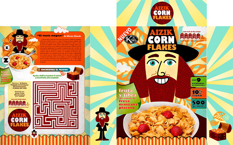Cereal Manuel Lemus student project kids niños Food  rabino color desayuno game