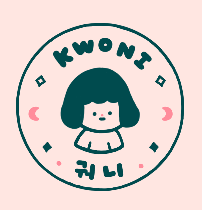 Drawing  girl ILLUSTRATION  kwoni logo logodesign gif raccoonfactory