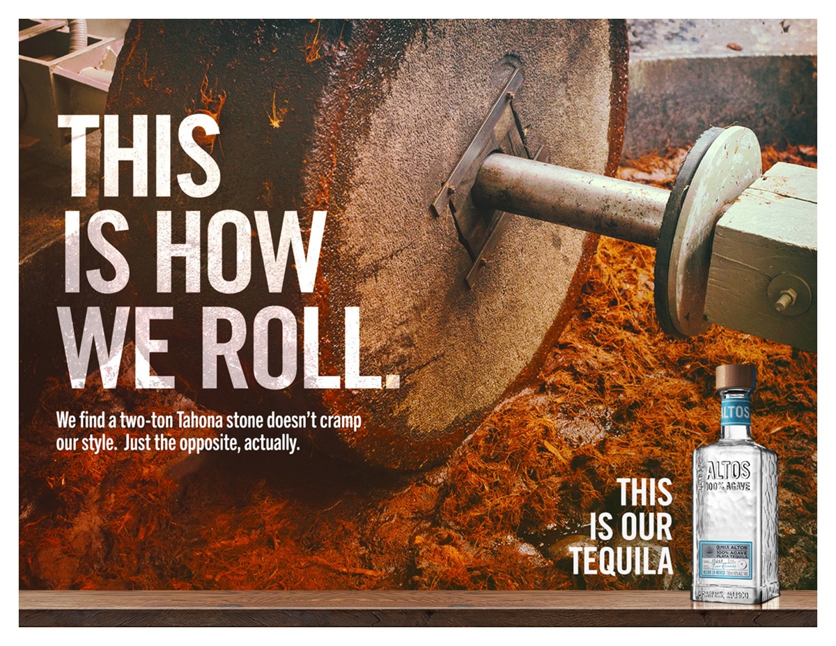Adobe Portfolio Tequila Olmeca Altos altos Olmeca Spirits ads print ads pernod ricard