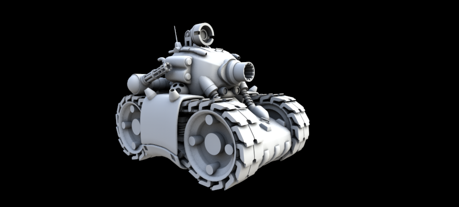 cinema 4d 3D metal slug Tank ps1 videogame NestaSC Diorama