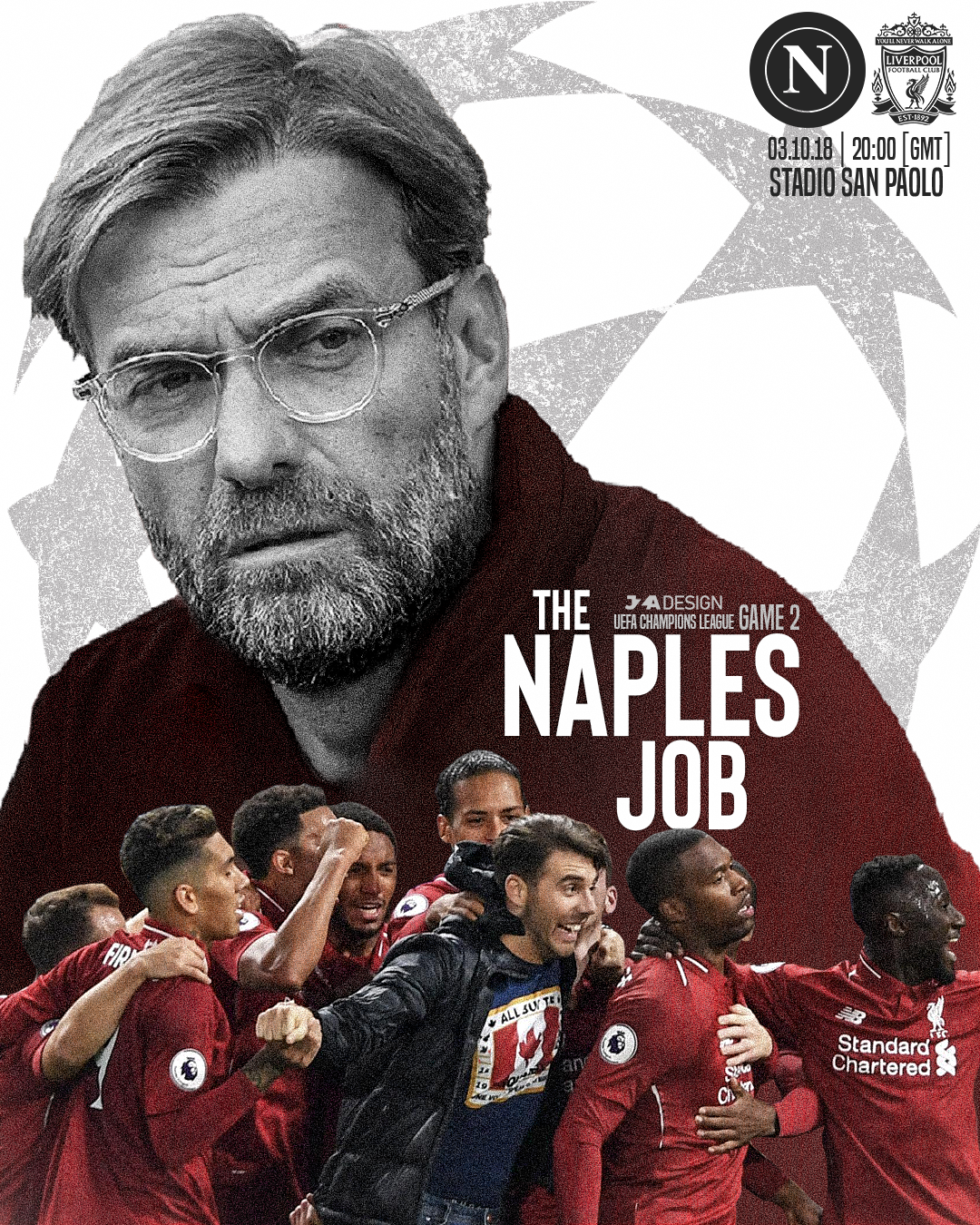 Liverpool FC - 2018/19 Champions League Match Posters on Behance