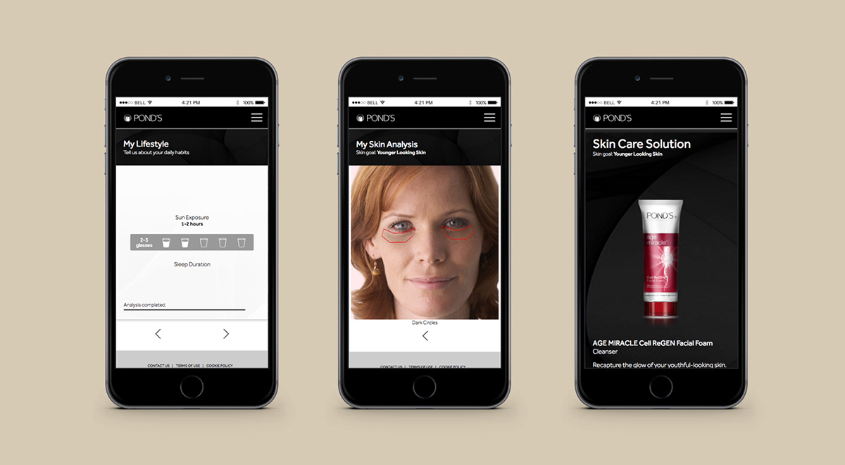 ponds altais skin advisor app desktop mobile