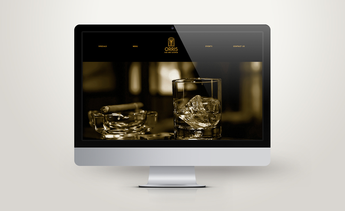 branding campaign black and gold foil bar Website