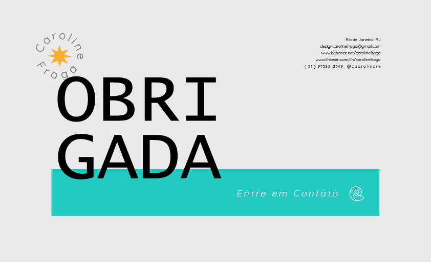 portfolio CAROLINEFRAGA fraga Caroline catalogo perfil apresentação trabalhos design slides