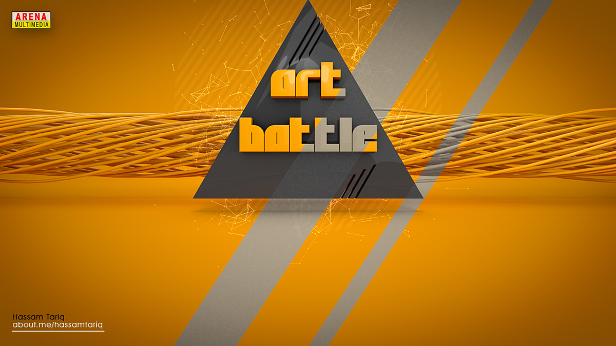 Art Battle Hassam Tariq cinema 4d