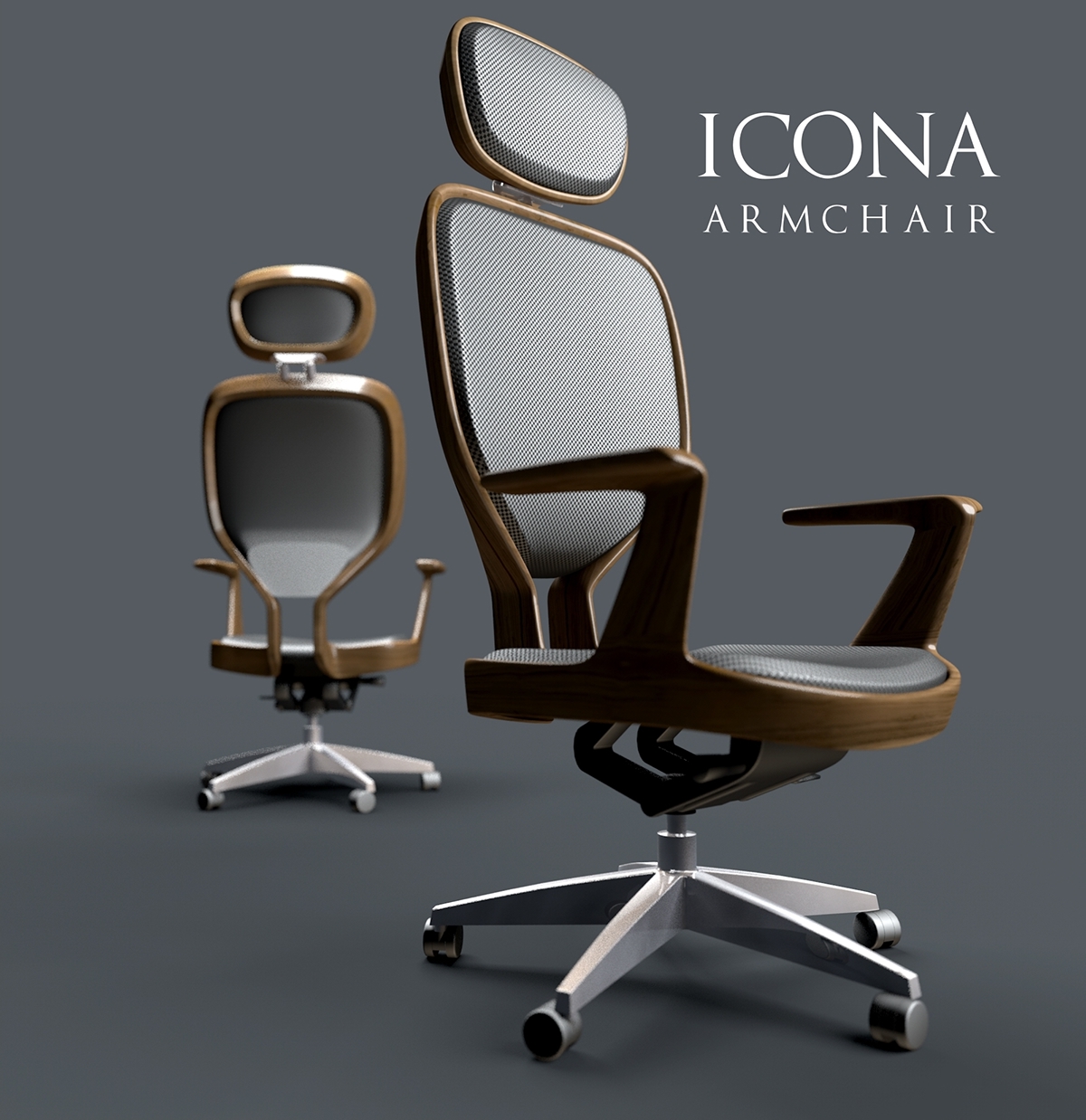 furniture Office chair armchair ismet cevik icona