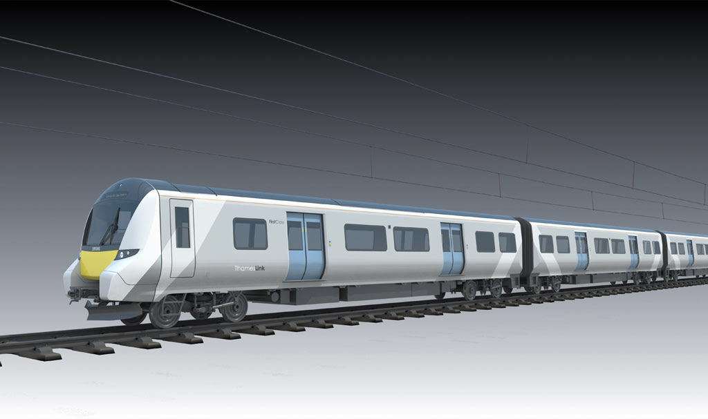 EXTERIOR STYLE styling  train thameslink class 700 cab Siemens cad Render