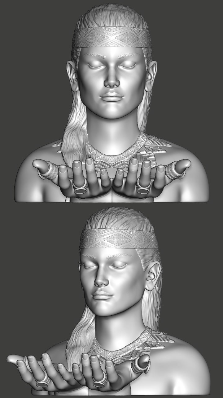 sculpture 3D modelo 3d animacion 3d modeling