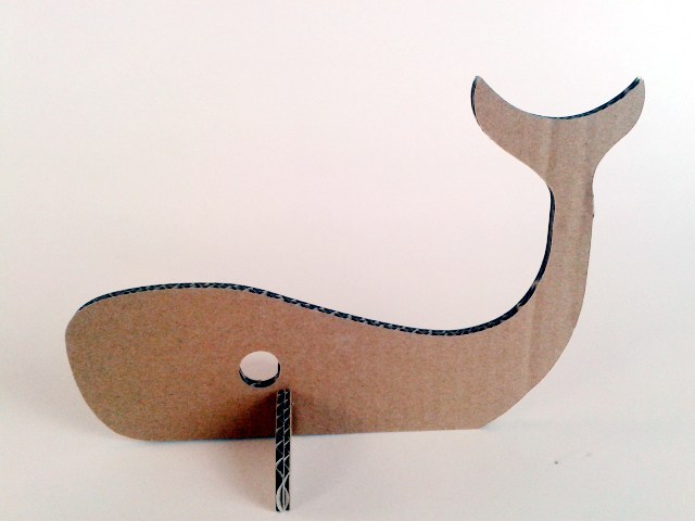 cardboard toys Whale karton tektura ZABAWKI kids dzieci