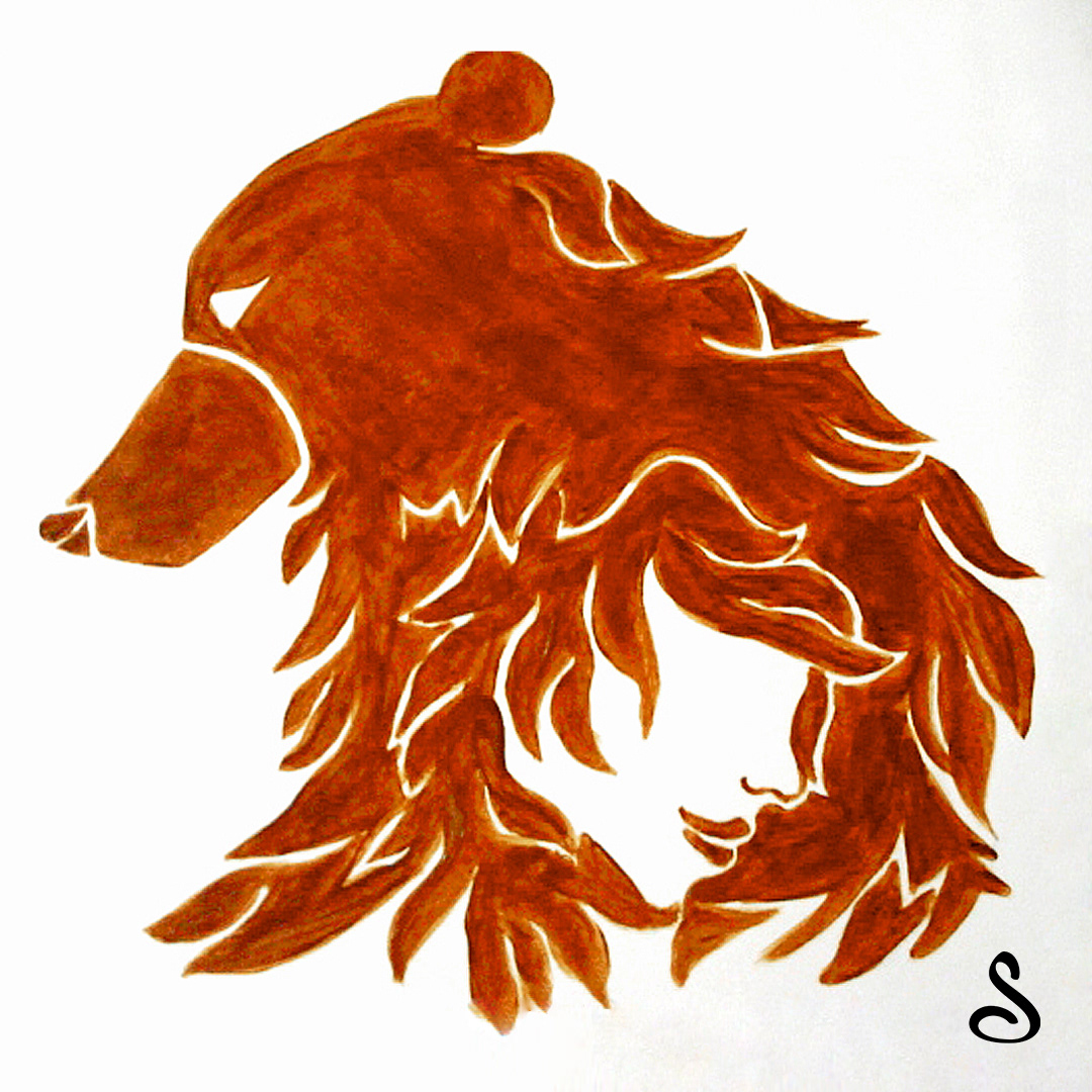 acuarelas bear figura y fondo flat design mujer oso pluma vector woman