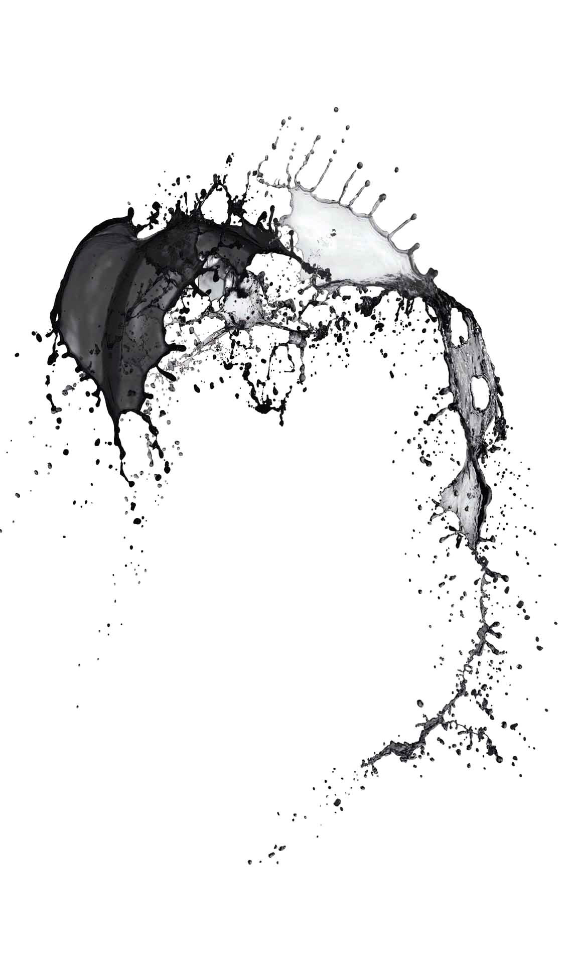 water splash ink studio blackandwhite energy