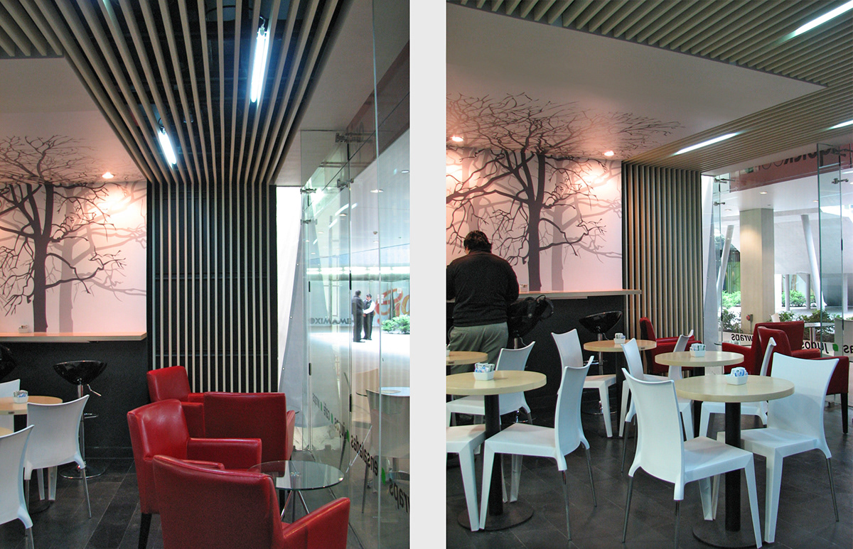 cafe cafeteria Interior design furniture wood stone light