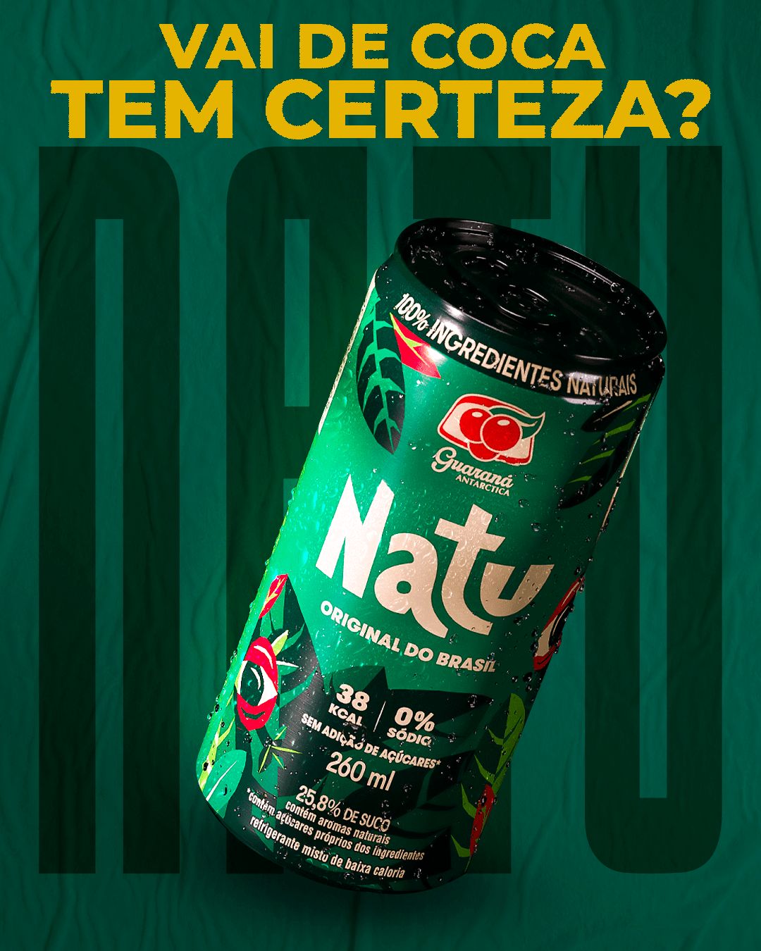 Coca Cola guarana bebida flyer refri latinha flyer bebida FLYER COCA flyer refrigerante Natu