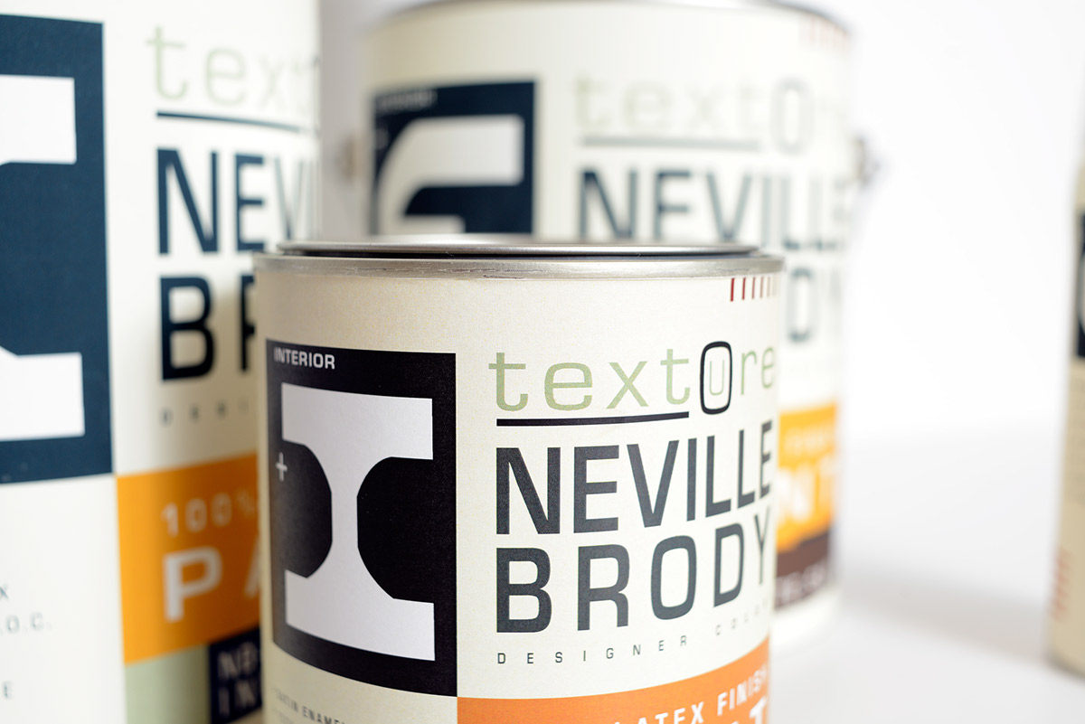 package design  paint Label Neville Brody