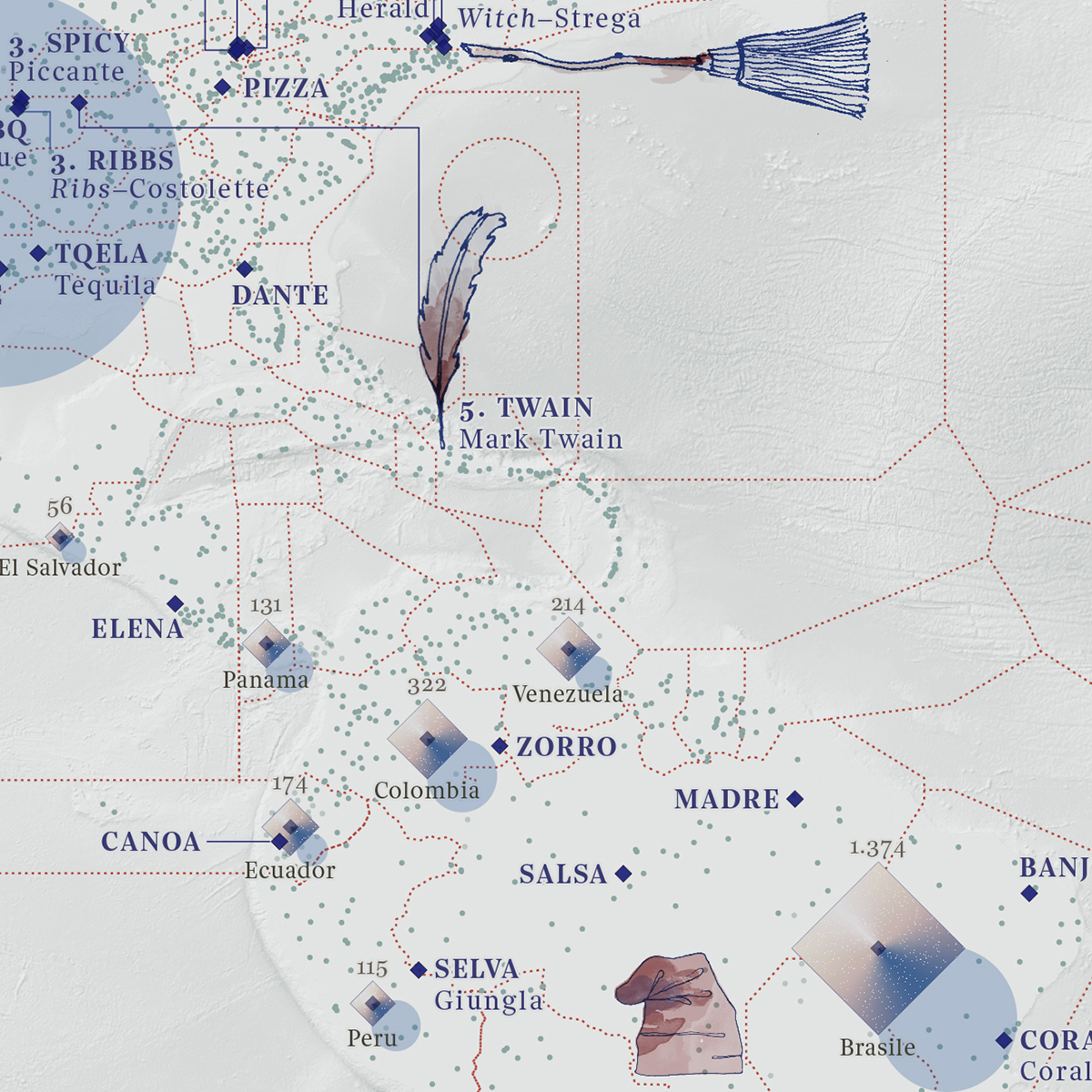 cartography map dataviz DATAVISUALIZATION watercolor drawings infographics flight SKY worldmap texture