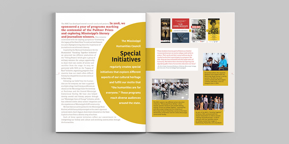 Adobe InDesign annual report Annual Report Design annual report designer graphic design  Graphic Designer Layout Design Mississippi publication design