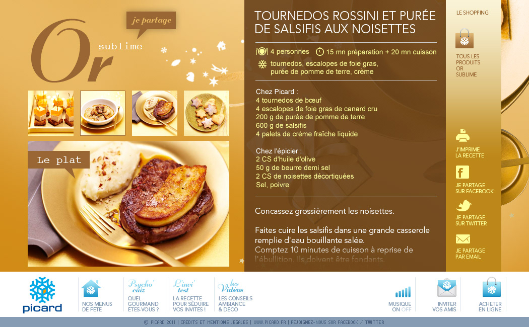 Food  Webdesign Website