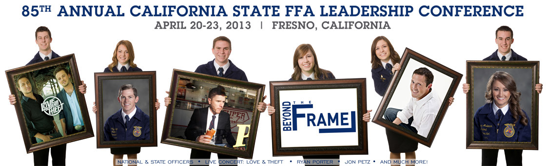 conference poster Leadership Theme Promotion youth California FFA