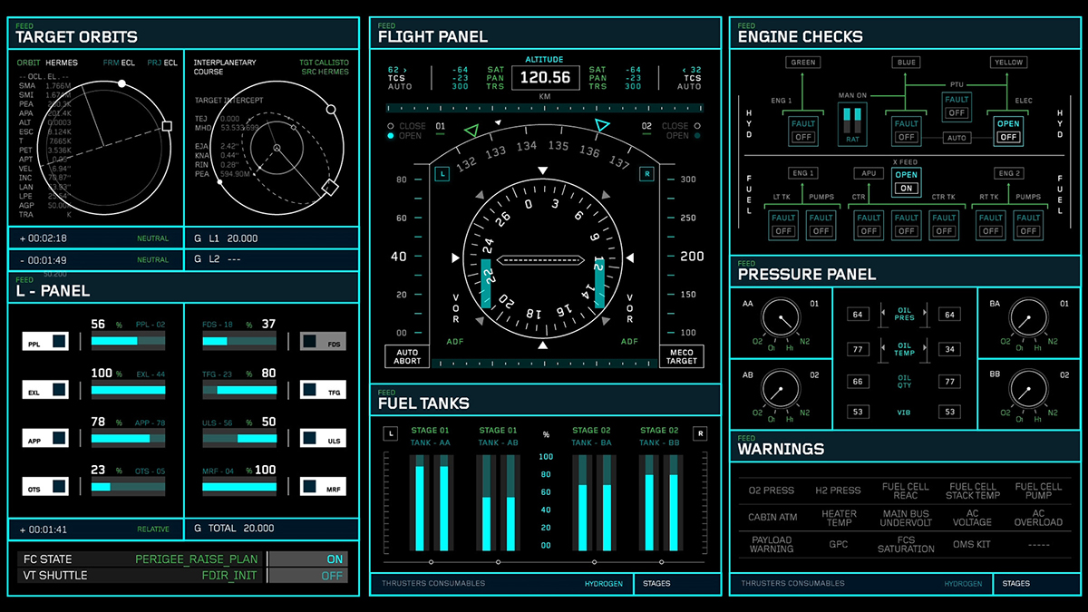 The Martian UI Screen  Graphics  on Behance