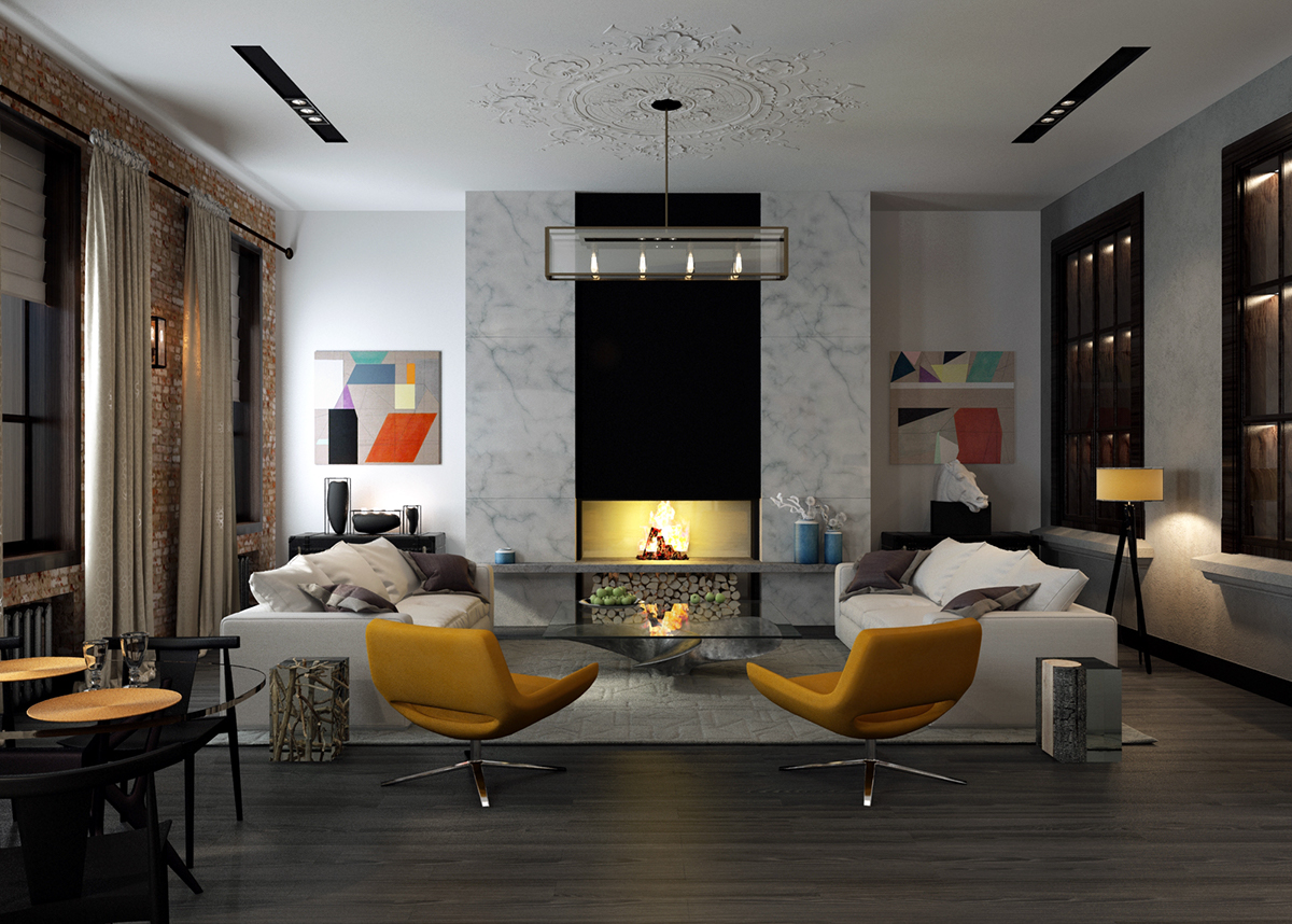 loft inteior design LOFT contemporary design interiors