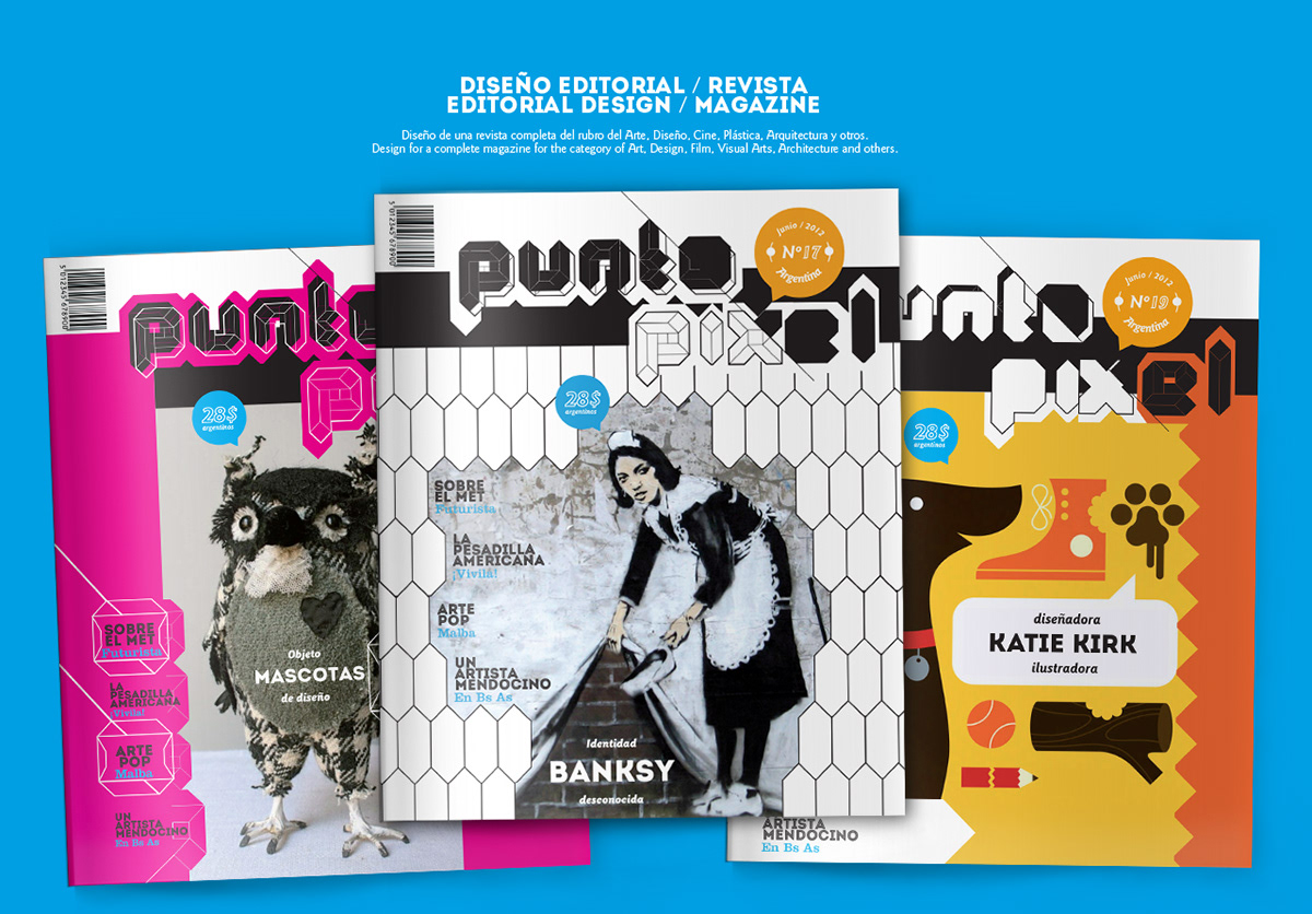 Diseño editorial revista magazine