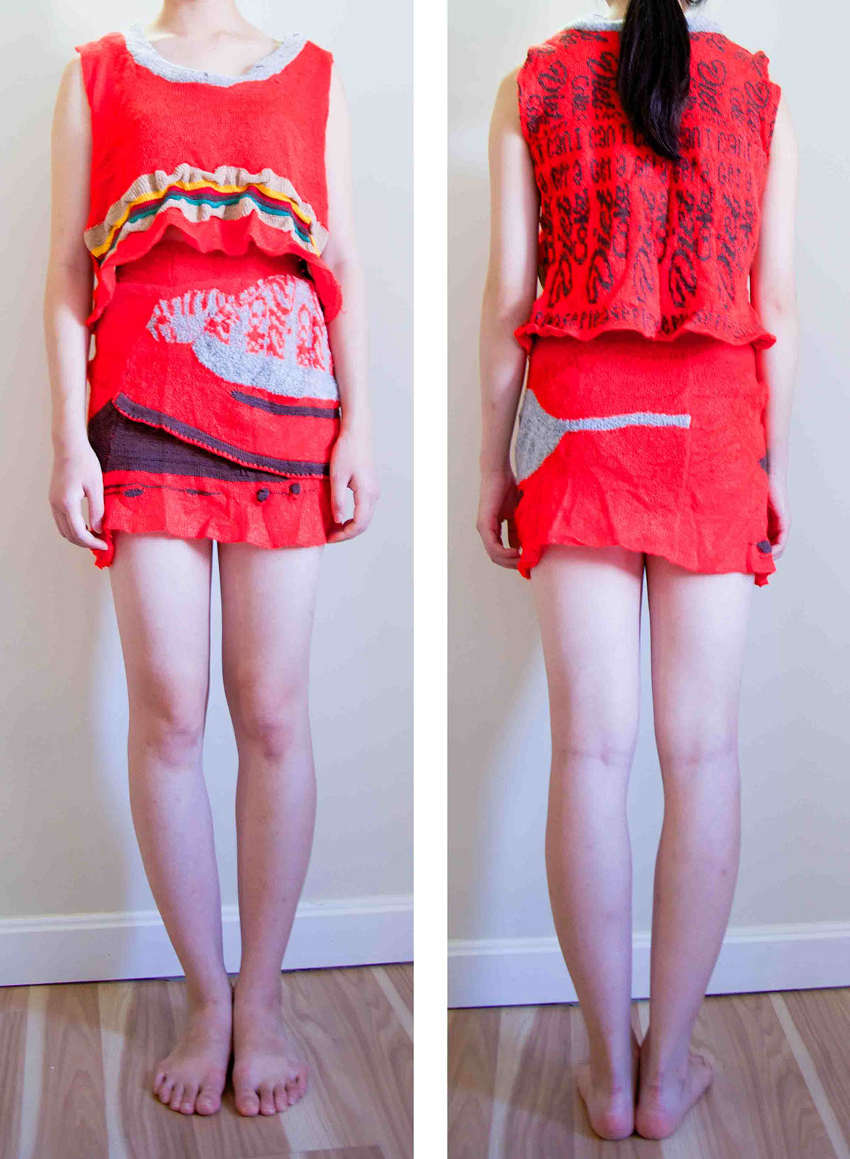 Food  diet coke coke burger twizzler foodinspired stomach pattern knitwear knit skirt top outfit croptop